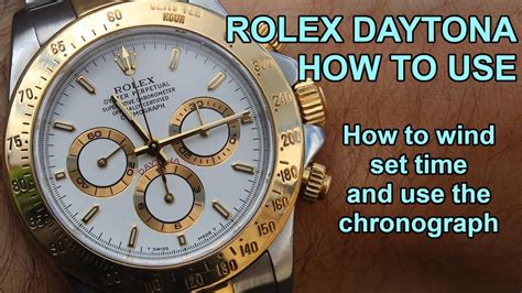 rolex daytona functions|rolex daytona instructions.